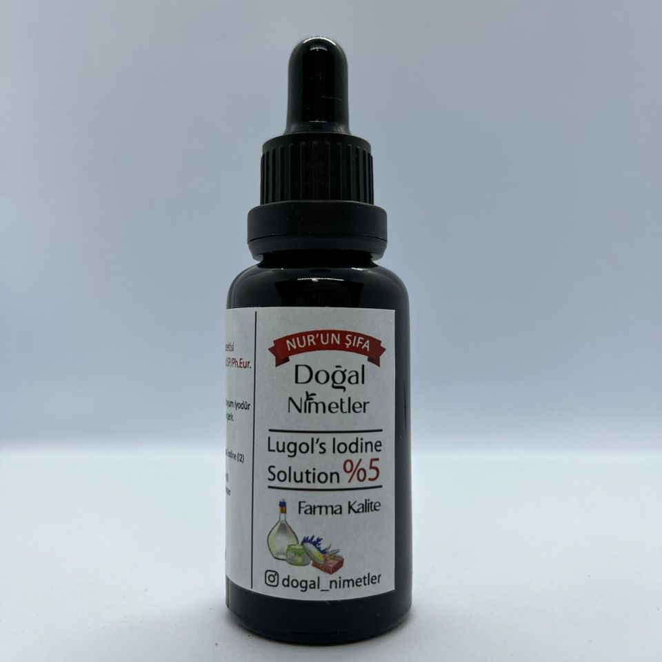%5 İYOT LUGOL ÇÖZELTİSİ