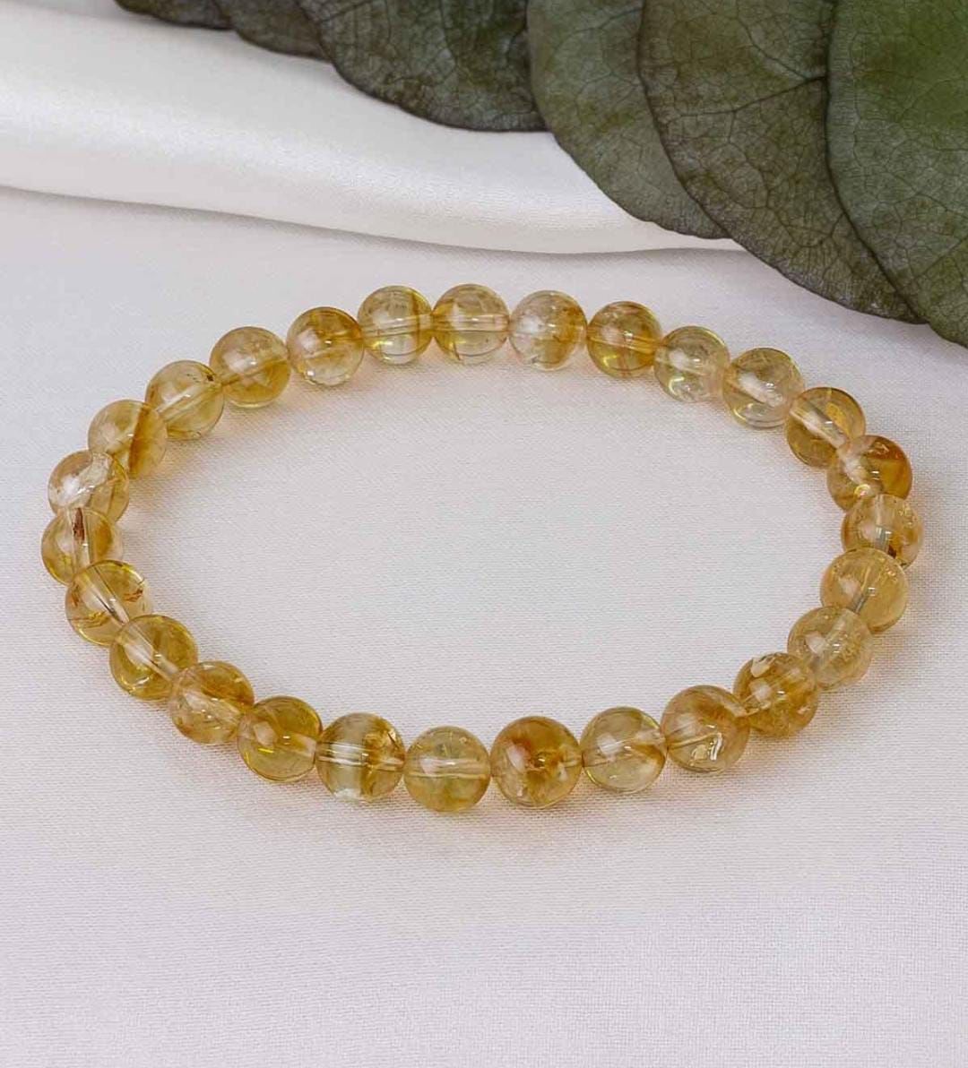 SİTRİN TAŞI BİLEKLİK AA KALİTE 8 MM