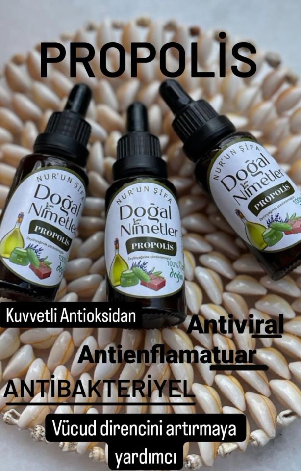 PROPOLİS ZEYTİN YAĞINDA ÇÖZÜLMÜŞTÜR 30 ML