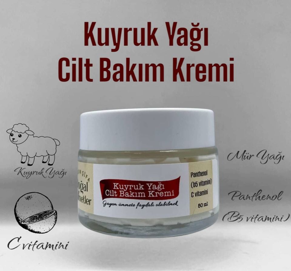 Kuyruk Yağı Cild Bakım Kremi 50 ml